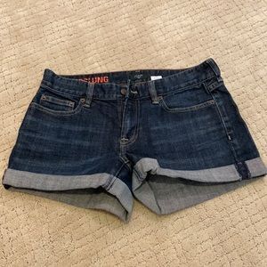 JCrew stretch denim shorts